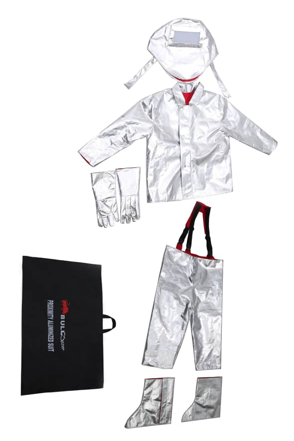 لباس آلومینیومی ۵ تکه مناسب برای کنار کوره و ریخته گری