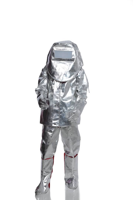 لباس آلومینیومی ۵ تکه مناسب برای کنار کوره و ریخته گری