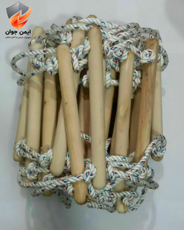 نردبان چوبی ۲۰ متری نردبان طنابی ۲۰ متری