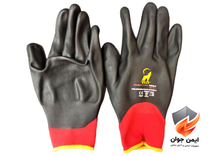 دستکش میکرو فوم نیتریل چهار چهارم ولف